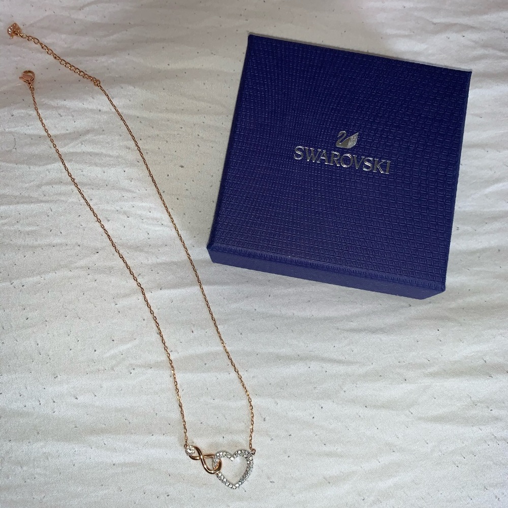 Heart & infinity necklace